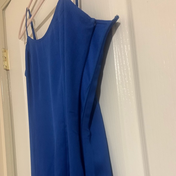 Medium Cobalt Blue Ruffled High-Low Dress from Lulus - Picture 4 of 9